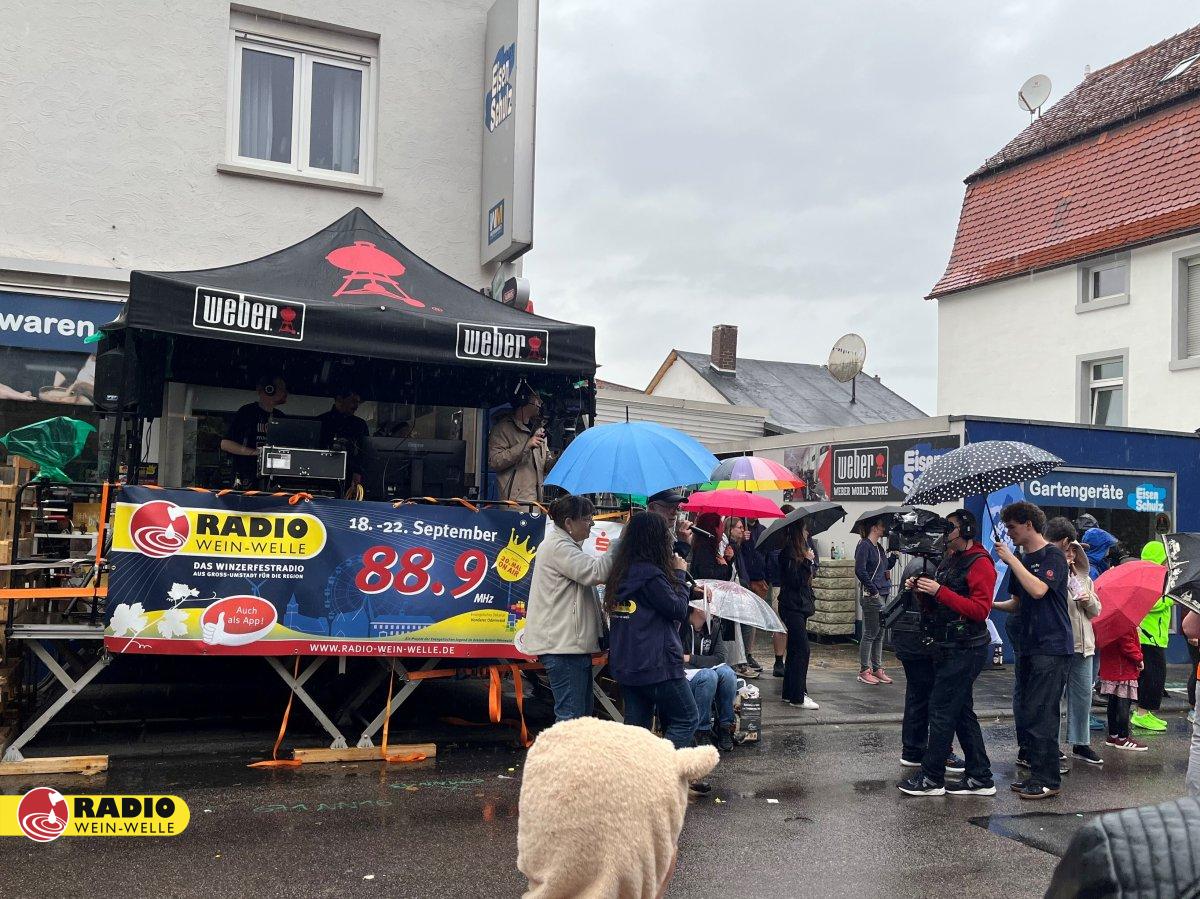 Winzerfestumzug im Regen